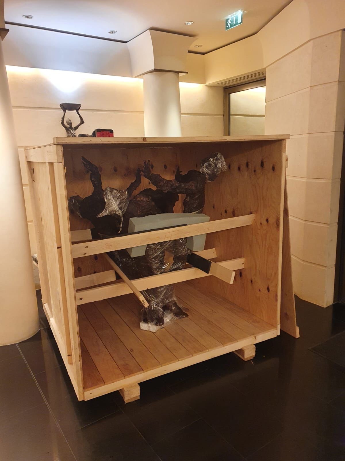 emballage sculpture musee emballage sculpture musee